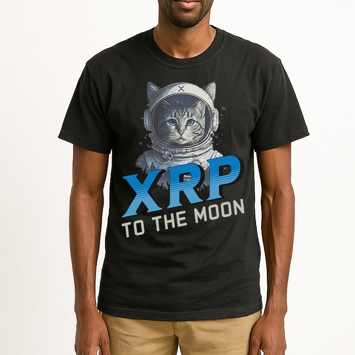 Xrp To The Moon Crypto Merchandise Tall T-Shirt