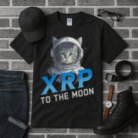 Xrp To The Moon Crypto Merchandise Tall T-Shirt