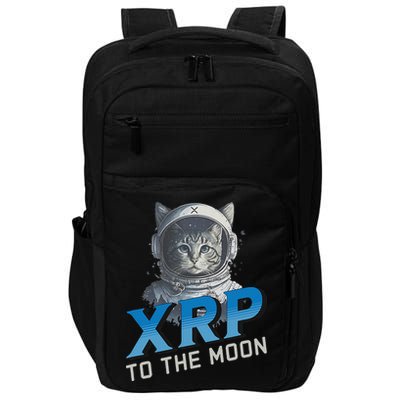 Xrp To The Moon Crypto Merchandise Impact Tech Backpack