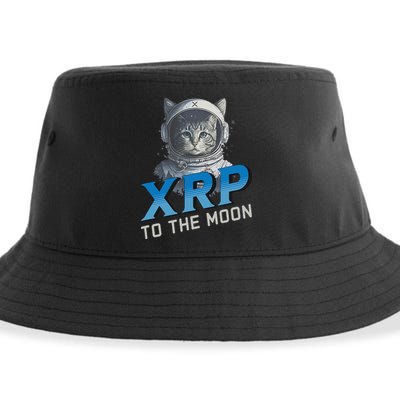 Xrp To The Moon Crypto Merchandise Sustainable Bucket Hat