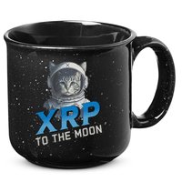 Xrp To The Moon Crypto Merchandise 15oz Campfire Ceramic Mug