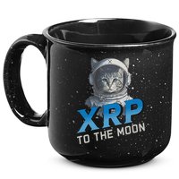 Xrp To The Moon Crypto Merchandise 15oz Campfire Ceramic Mug