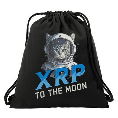 Xrp To The Moon Crypto Merchandise Drawstring Bag