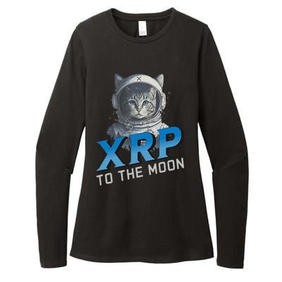 Xrp To The Moon Crypto Merchandise Womens CVC Long Sleeve Shirt