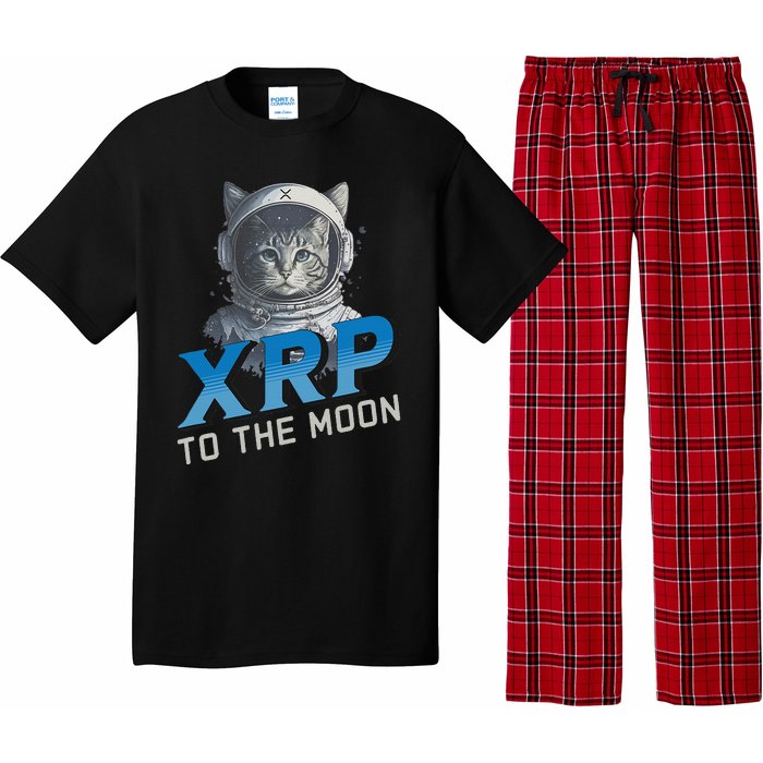 Xrp To The Moon Crypto Merchandise Pajama Set