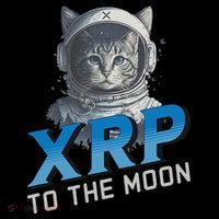 Xrp To The Moon Crypto Merchandise 16 in Basic Backpack