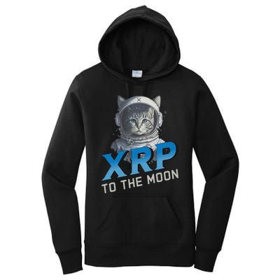 Xrp To The Moon Crypto Merchandise Women's Pullover Hoodie