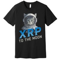 Xrp To The Moon Crypto Merchandise Premium T-Shirt