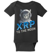 Xrp To The Moon Crypto Merchandise Baby Bodysuit