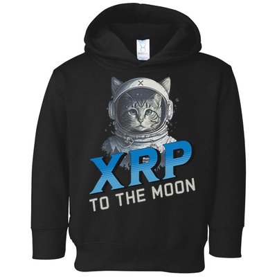 Xrp To The Moon Crypto Merchandise Toddler Hoodie