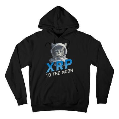 Xrp To The Moon Crypto Merchandise Tall Hoodie