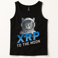 Xrp To The Moon Crypto Merchandise Tank Top