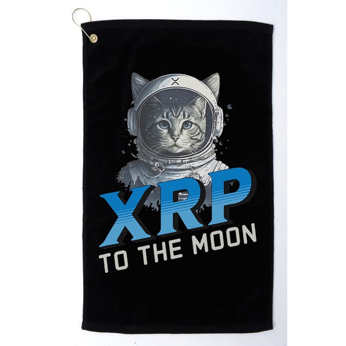 Xrp To The Moon Crypto Merchandise Golf Towel