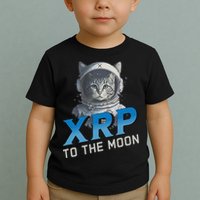 Xrp To The Moon Crypto Merchandise Toddler T-Shirt