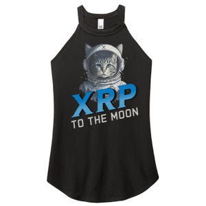 Xrp To The Moon Crypto Merchandise Women's Perfect Tri Rocker Tank