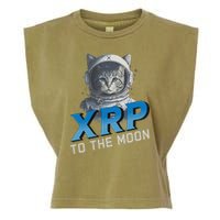 Xrp To The Moon Crypto Merchandise Garment-Dyed Women's Muscle Tee