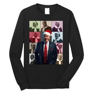 Xmas Trump Trump For President Trump Christmas Long Sleeve Shirt