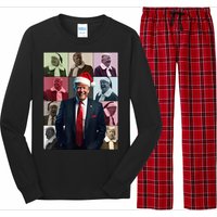 Xmas Trump Trump For President Trump Christmas Long Sleeve Pajama Set