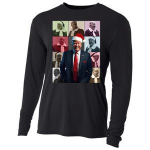 Xmas Trump Trump For President Trump Christmas Cooling Performance Long Sleeve Crew