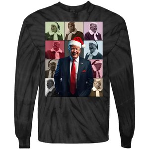 Xmas Trump Trump For President Trump Christmas Tie-Dye Long Sleeve Shirt