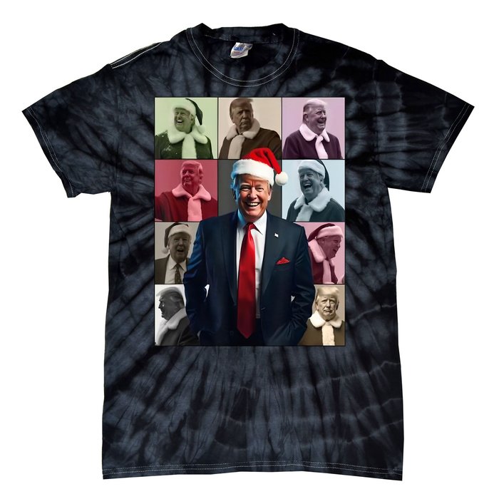 Xmas Trump Trump For President Trump Christmas Tie-Dye T-Shirt