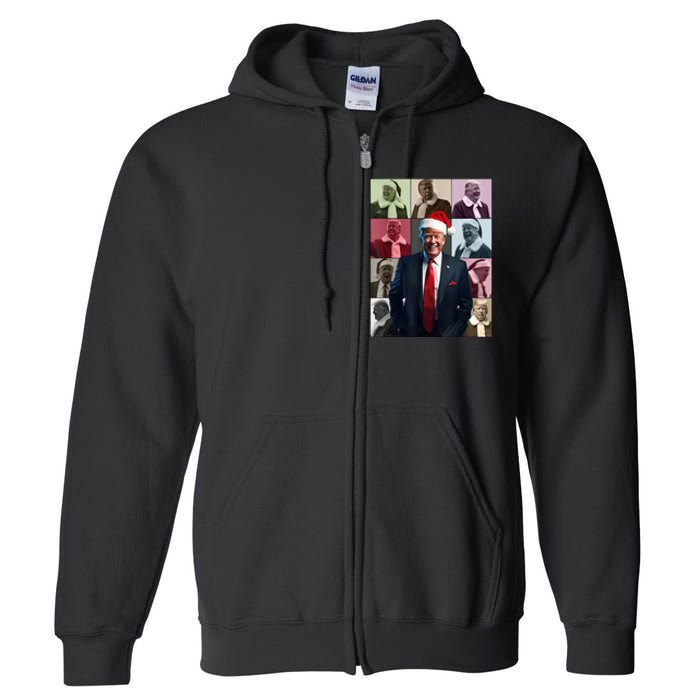 Xmas Trump Trump For President Trump Christmas Full Zip Hoodie