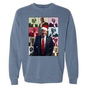 Xmas Trump Trump For President Trump Christmas Garment-Dyed Sweatshirt