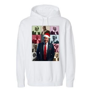 Xmas Trump Trump For President Trump Christmas Garment-Dyed Fleece Hoodie