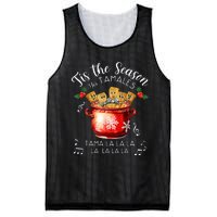 Xmas Tis The Season For Tamales Christmas Mexican Food Mesh Reversible Basketball Jersey Tank