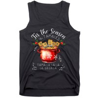 Xmas Tis The Season For Tamales Christmas Mexican Food Tank Top