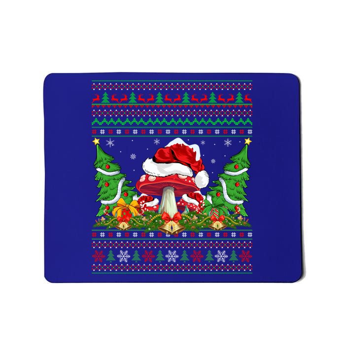 Xmas Tree Ugly Santa Hat Mushroom Christmas Funny Gift Mousepad