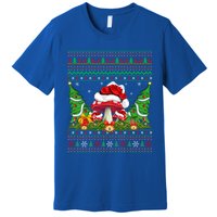 Xmas Tree Ugly Santa Hat Mushroom Christmas Funny Gift Premium T-Shirt