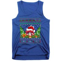 Xmas Tree Ugly Santa Hat Mushroom Christmas Great Gift Tank Top