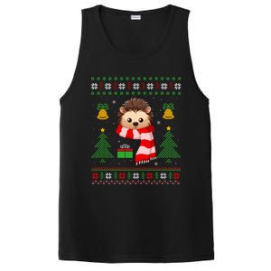 Xmas Ugly Style Hedgehog Christmas Gift PosiCharge Competitor Tank