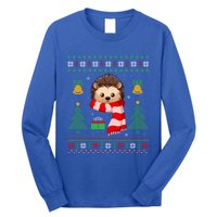 Xmas Ugly Style Hedgehog Christmas Gift Long Sleeve Shirt