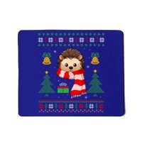 Xmas Ugly Style Hedgehog Christmas Gift Mousepad