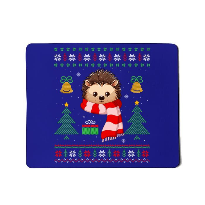 Xmas Ugly Style Hedgehog Christmas Gift Mousepad