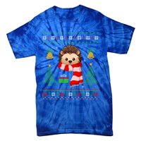 Xmas Ugly Style Hedgehog Christmas Meaningful Gift Tie-Dye T-Shirt