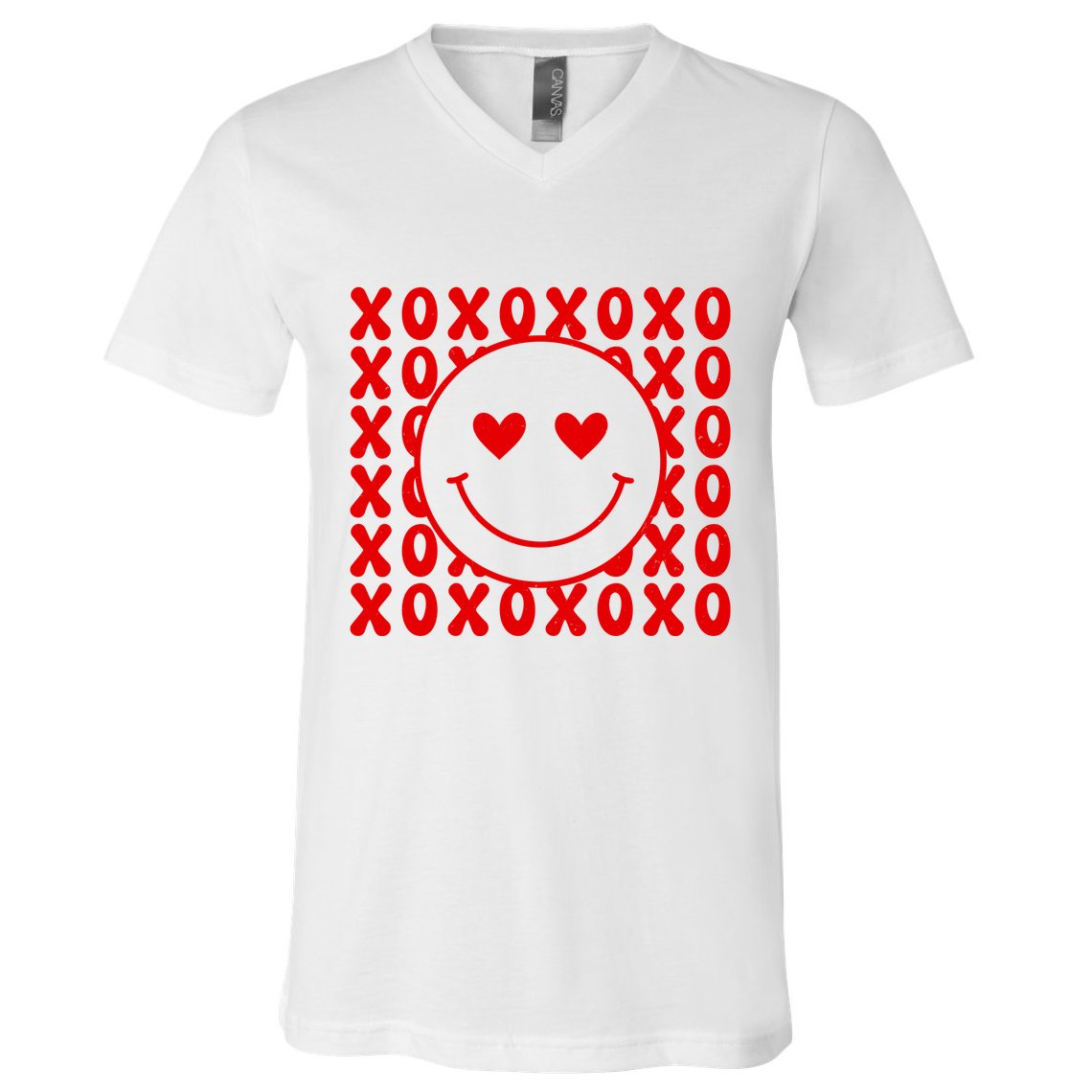 Xoxo Valentines Cute V-Neck T-Shirt