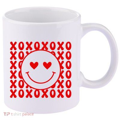 Xoxo Valentines Cute 11oz C Handle Ceramic Mug