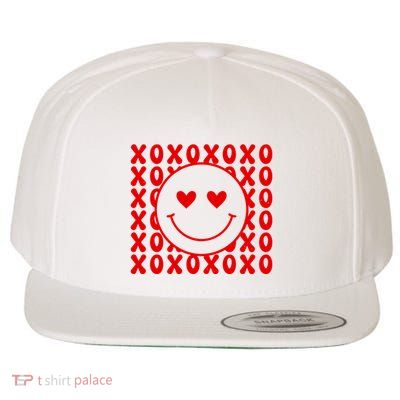 Xoxo Valentines Cute Wool Snapback Cap