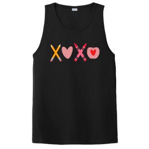 Xoxo Valentines Day School Holiday PosiCharge Competitor Tank