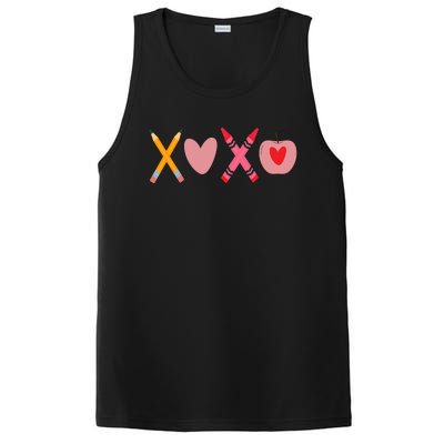 Xoxo Valentines Day School Holiday PosiCharge Competitor Tank