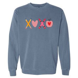 Xoxo Valentines Day School Holiday Garment-Dyed Sweatshirt