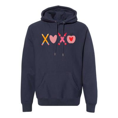 Xoxo Valentines Day School Holiday Premium Hoodie