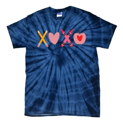 Xoxo Valentines Day School Holiday Tie-Dye T-Shirt