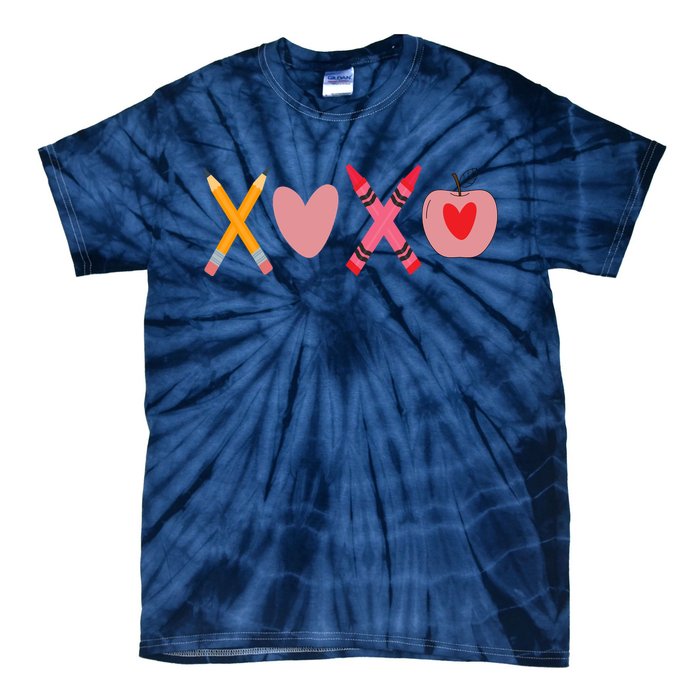 Xoxo Valentines Day School Holiday Tie-Dye T-Shirt