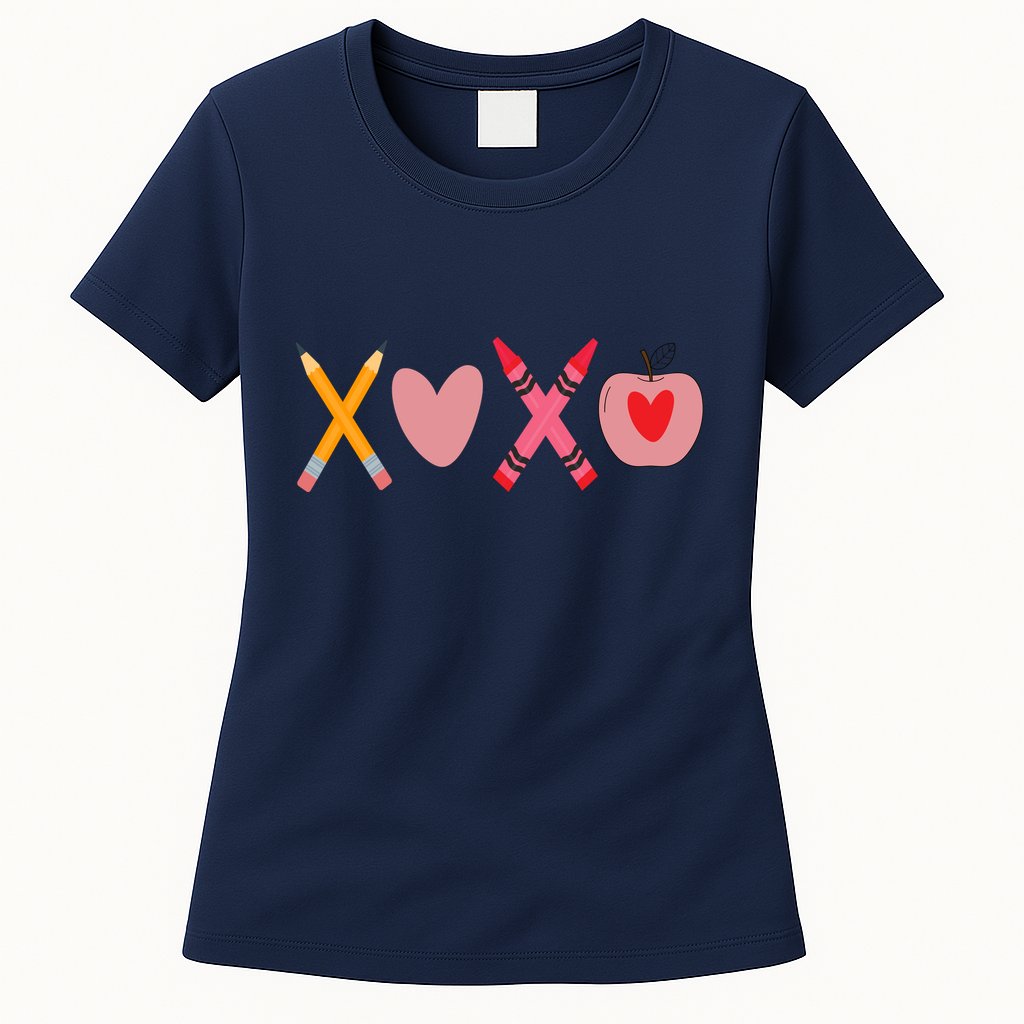Xoxo Valentines Day School Holiday Womens T-Shirt