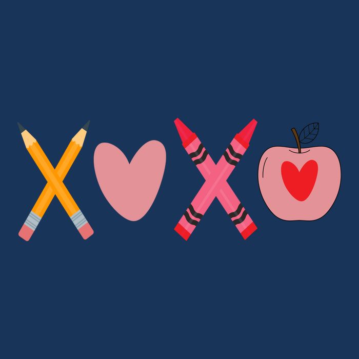 Xoxo Valentines Day School Holiday Womens T-Shirt