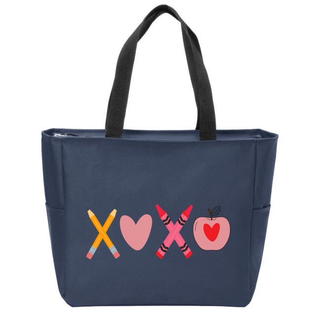 Xoxo Valentines Day School Holiday Zip Tote Bag